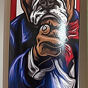 Frankie Hill Bulldog Art Skateboard Deck